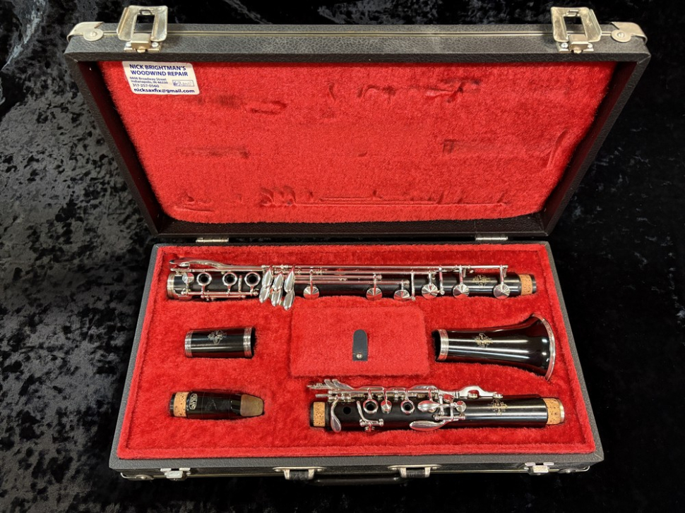 Photo RARE! Vintage Leblanc Paris Basset Clarinet in A - Keywork to low C - Serial # 107